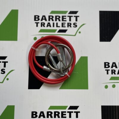 MP501B 1m X 3mm Red PVC Breakaway Cable Trailer Caravan
