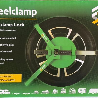 Green SAS V3 Wheelclamp Lock V135795