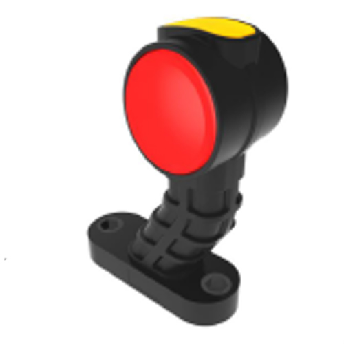 10-30V LED Glo Red/White/Amber RH End Outline Stalk Marker Lamp - Image 2