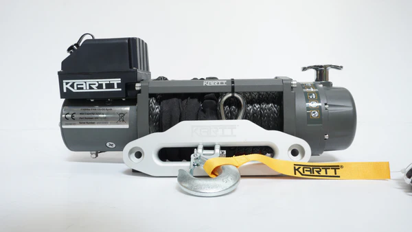 KARTT 11500 lbs 12v Electric Winch Synthetic Rope - Image 2