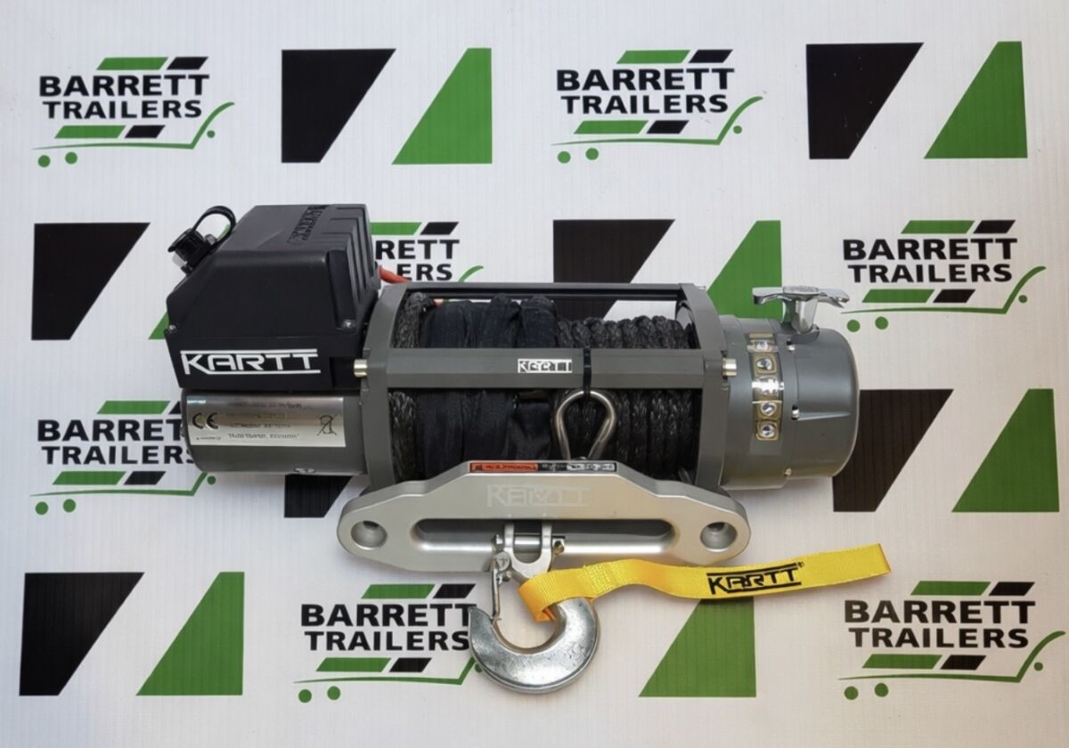 KARTT 9500 lbs 12v Electric Winch Synthetic Rope