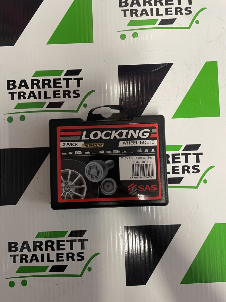 SAS Locking Conical Wheel Bolts 2 Pack